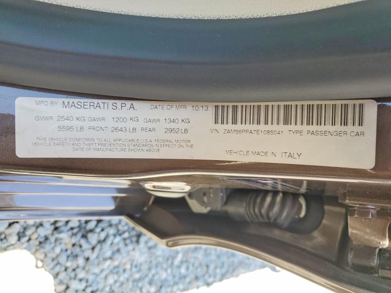 53279106 :رقم المزاد ، ZAM56PPA7E1085041 vin ، 2014 Maserati Quattroporte مزاد بيع