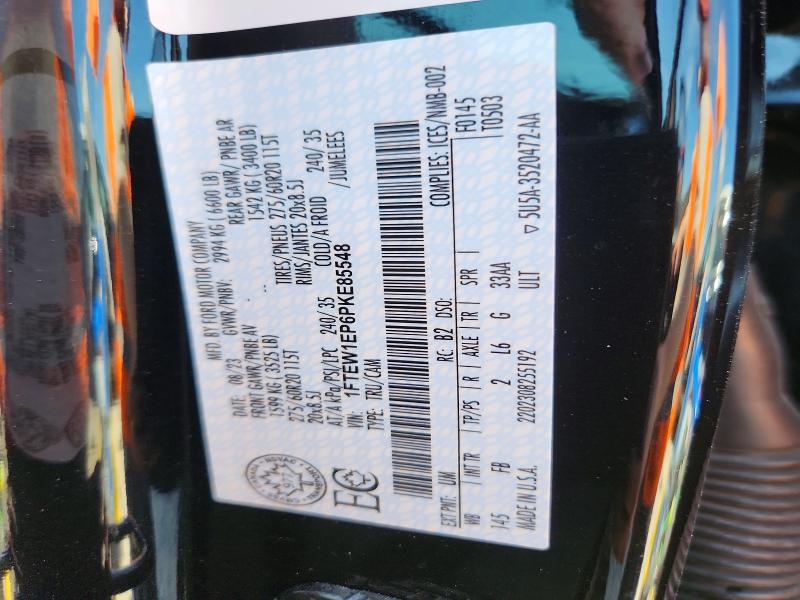 54983316 :رقم المزاد ، 1FTEW1EP6PKE85548 vin ، 2023 Ford F150 مزاد بيع