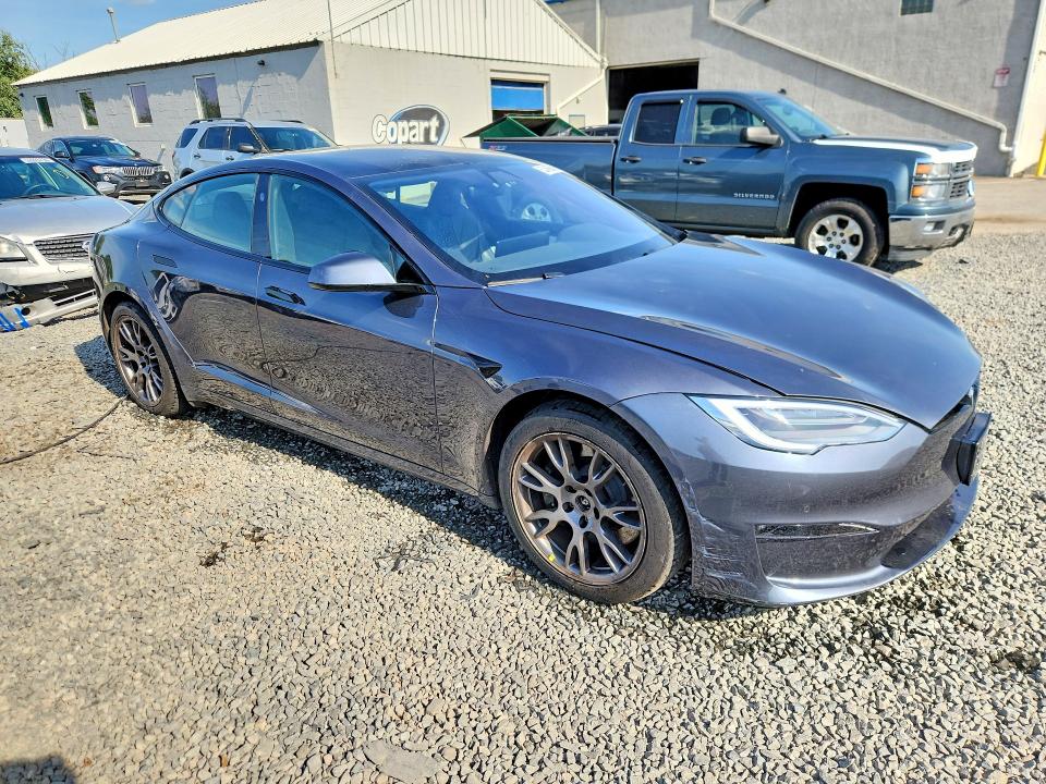 2021 Tesla Model S მანქანა იყიდება აუქციონზე, vin: 5YJSA1E55MF442103, აუქციონის ნომერი: 52469566