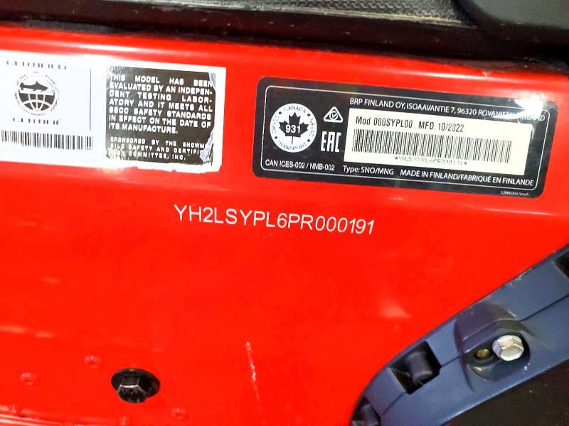 2023 Othe Lynx Shredder Re მანქანა იყიდება აუქციონზე, vin: YH2LSYPL6PR000191, აუქციონის ნომერი: 53563346