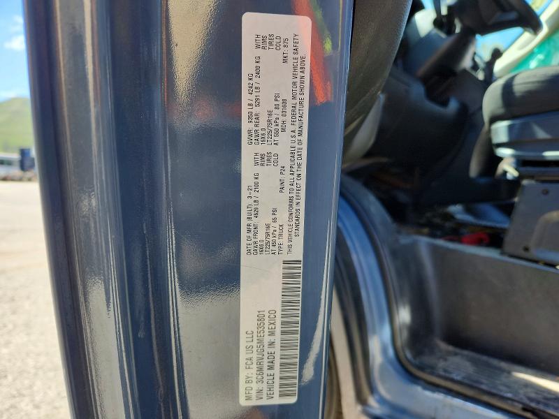 Продажа на аукционе авто 2021 Ram Promaster 3500, vin: 3C6MRVJG5ME535801, номер лота: 52090926