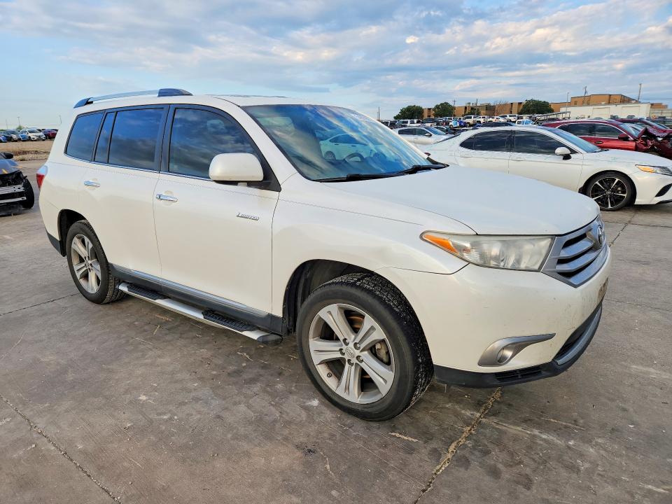 2012 Toyota Highlander მანქანა იყიდება აუქციონზე, vin: 5TDYK3EH5CS062864, აუქციონის ნომერი: 54987986