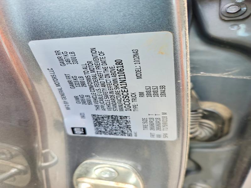 55361316 :رقم المزاد ، 1GCGSCEA1N1106180 vin ، 2022 Chevrolet Colorado مزاد بيع