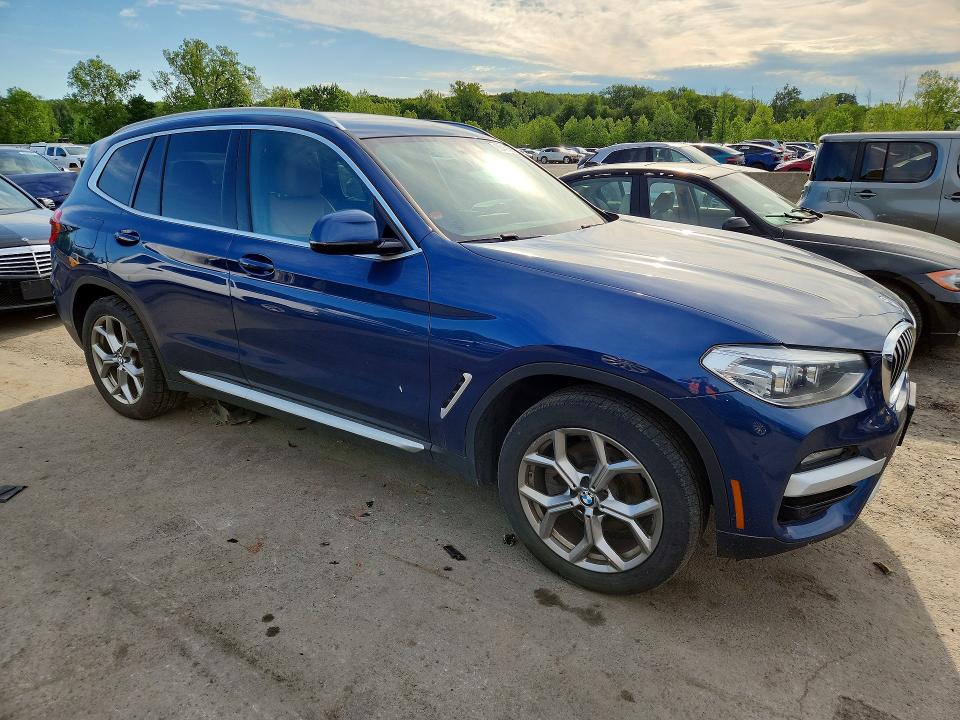 2020 Bmw X3 მანქანა იყიდება აუქციონზე, vin: 5UXTY5C03LLT32823, აუქციონის ნომერი: 55453626