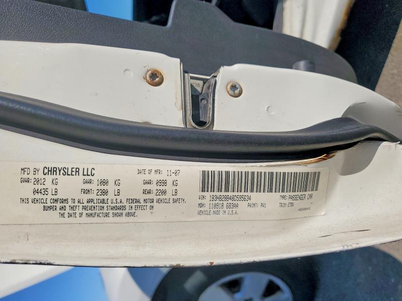 Продажа на аукционе авто 2008 Dodge Caliber, vin: 1B3HB28B48D595634, номер лота: 52019516