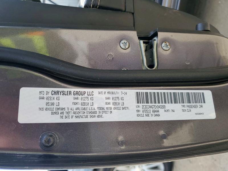 Продажа на аукционе авто 2014 Chrysler 300, vin: 2C3CCAAG7EH343269, номер лота: 53560676