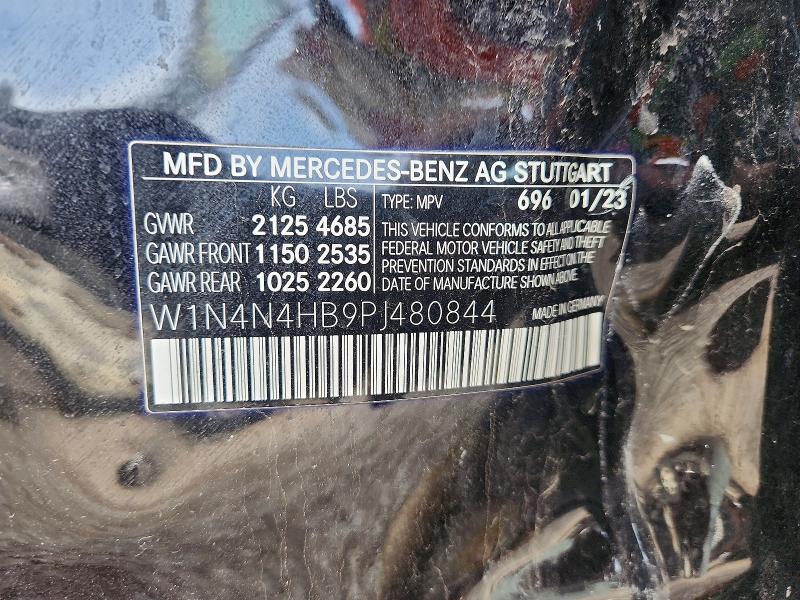 2023 Mercedes-benz Gla მანქანა იყიდება აუქციონზე, vin: W1N4N4HB9PJ480844, აუქციონის ნომერი: 52368006