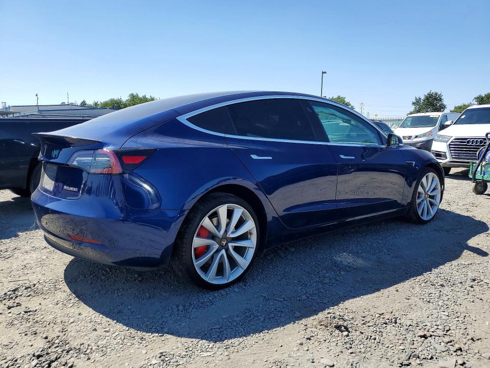 2018 Tesla Model 3 მანქანა იყიდება აუქციონზე, vin: 5YJ3E1EB5JF083989, აუქციონის ნომერი: 53936136