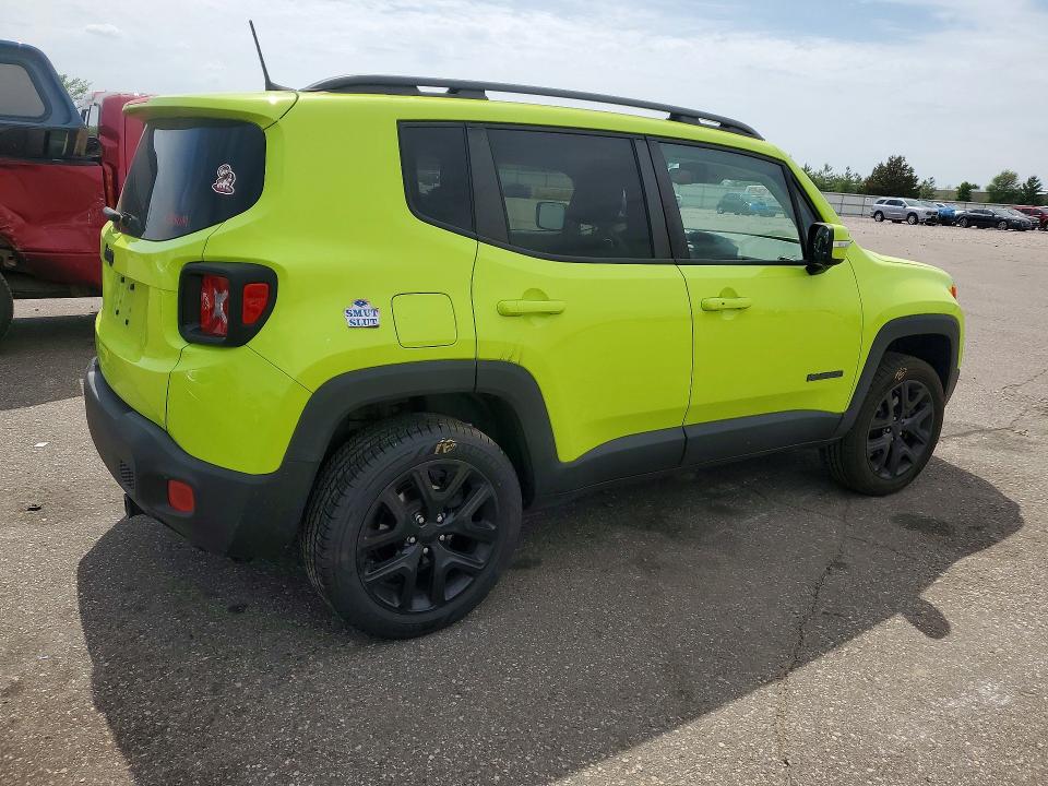 2018 Jeep Renegade მანქანა იყიდება აუქციონზე, vin: ZACCJBBB7JPH56263, აუქციონის ნომერი: 55389726