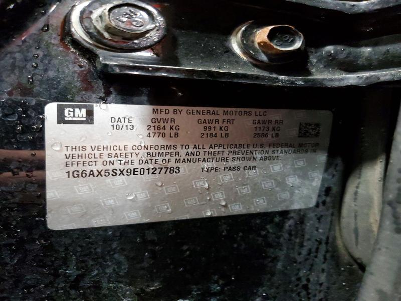 2014 Cadillac Cts მანქანა იყიდება აუქციონზე, vin: 1G6AX5SX9E0127783, აუქციონის ნომერი: 53600656