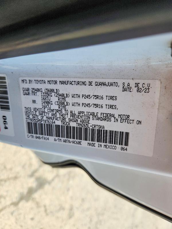 Продаж на аукціоні авто 2023 Toyota Tacoma, vin: 3TYRX5GN5PT076164, номер лоту: 52398476