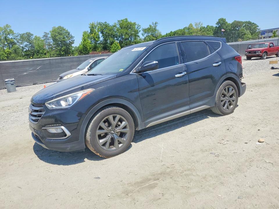 53243166 :رقم المزاد ، 5XYZW4LA6HG424516 vin ، 2017 Hyundai Santa Fe Sport مزاد بيع