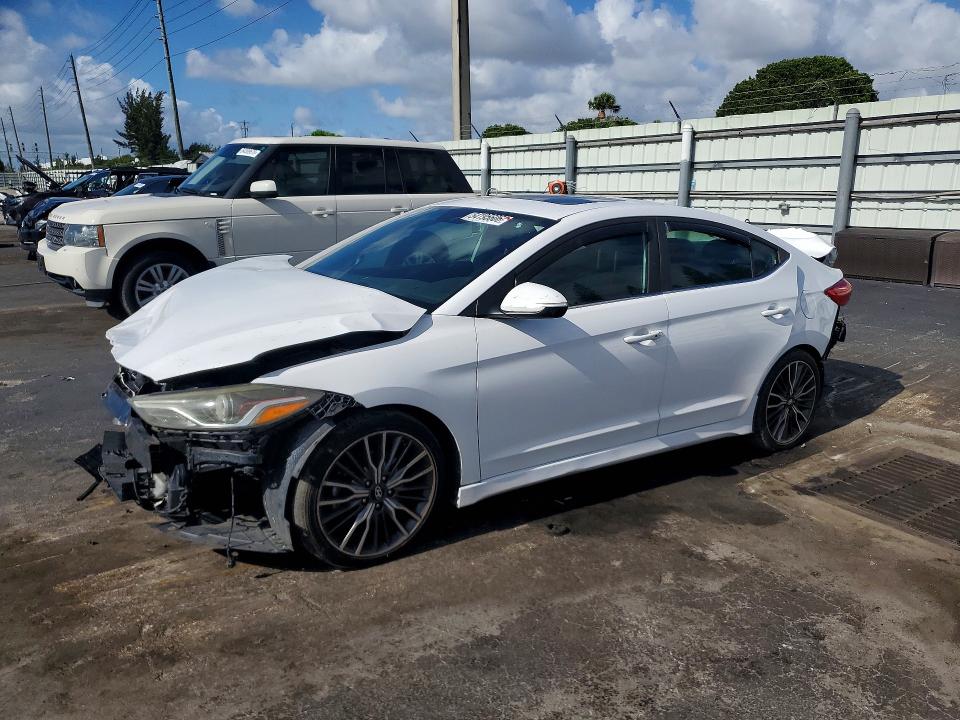 Auction sale of the 2018 Hyundai Elantra, vin: KMHD04LB7JU543874, lot number: 54195606