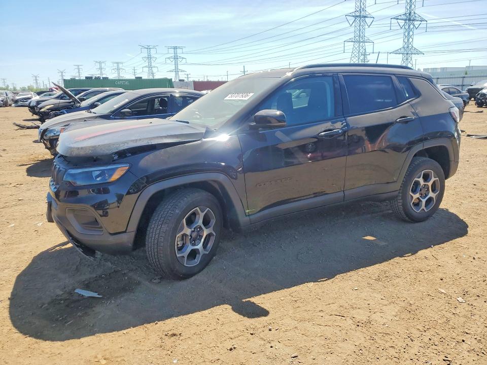 53707936 :رقم المزاد ، 3C4NJDDB3NT227327 vin ، 2022 Jeep Compass مزاد بيع