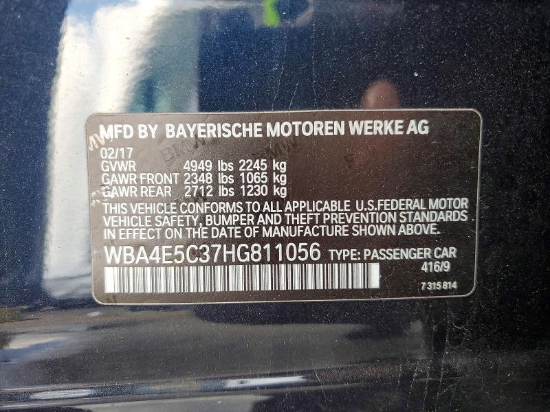 Aukcja sprzedaży 2017 Bmw 440xi, vin: WBA4E5C37HG811056, numer aukcji: 52799826