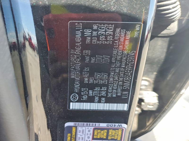 52168726 :رقم المزاد ، 5NMJB3AE9PH239745 vin ، 2023 Hyundai Tucson مزاد بيع