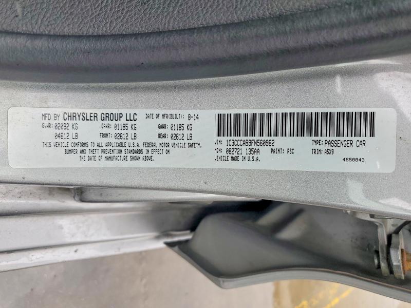 Aukcja sprzedaży 2015 Chrysler 200, vin: 1C3CCCAB9FN560962, numer aukcji: 54298096