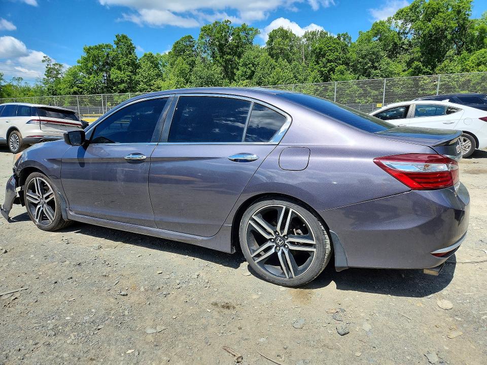53937666 :رقم المزاد ، 1HGCR2F55GA058502 vin ، 2016 Honda Accord مزاد بيع