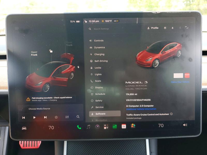 Aukcja sprzedaży 2018 Tesla Model 3, vin: 5YJ3E1EB4JF146256, numer aukcji: 54344246