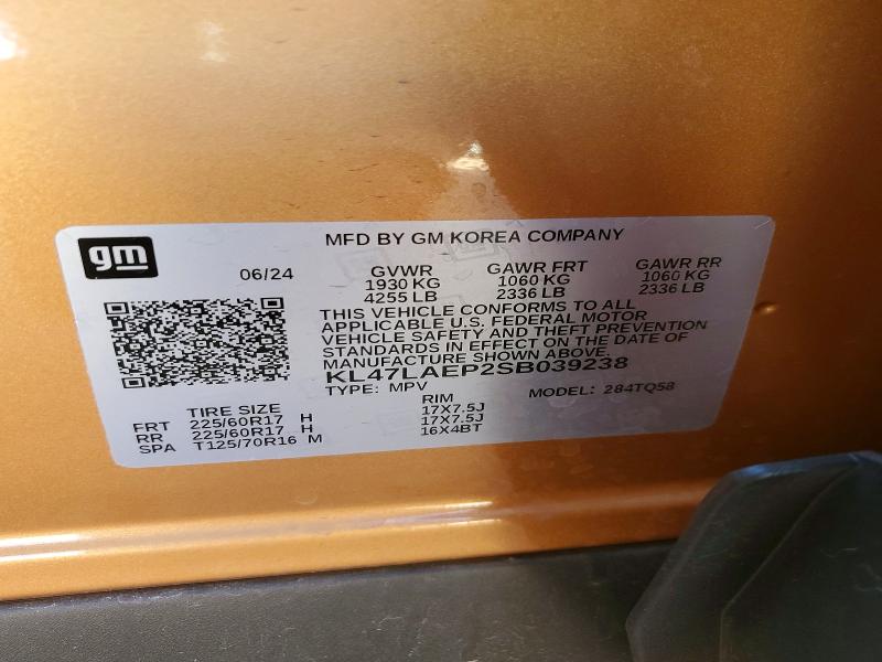Продажа на аукционе авто 2025 Buick Envista, vin: KL47LAEP2SB039238, номер лота: 54206786