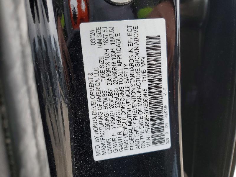 Продаж на аукціоні авто 2024 Honda Cr-v, vin: 7FARS6H51RE068475, номер лоту: 52897816