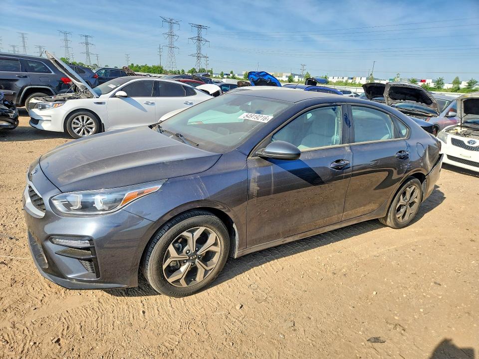 54919216 :رقم المزاد ، 3KPF24AD9ME300789 vin ، 2021 Kia Forte مزاد بيع
