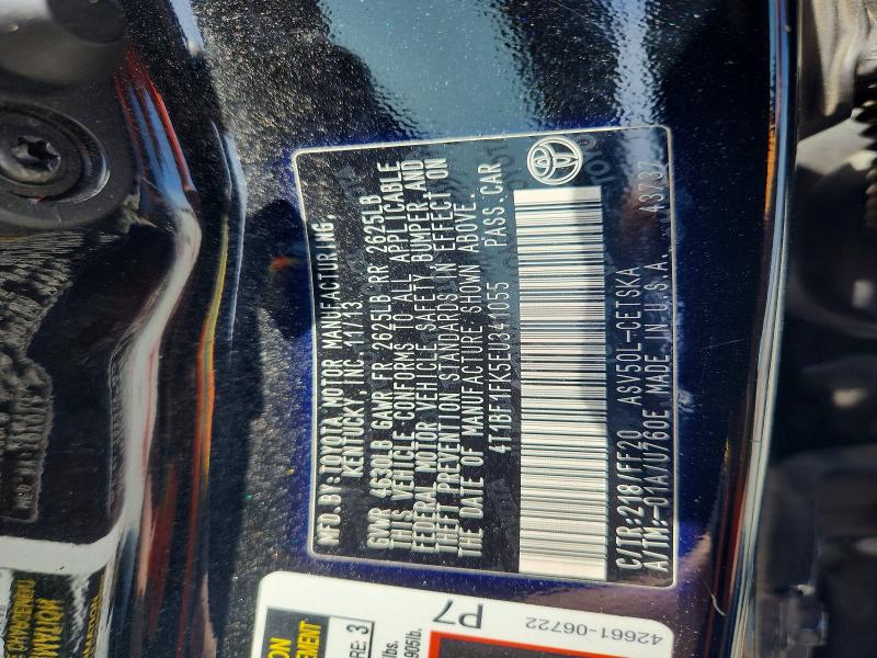 Aukcja sprzedaży 2014 Toyota Camry, vin: 4T1BF1FK5EU341055, numer aukcji: 52174656