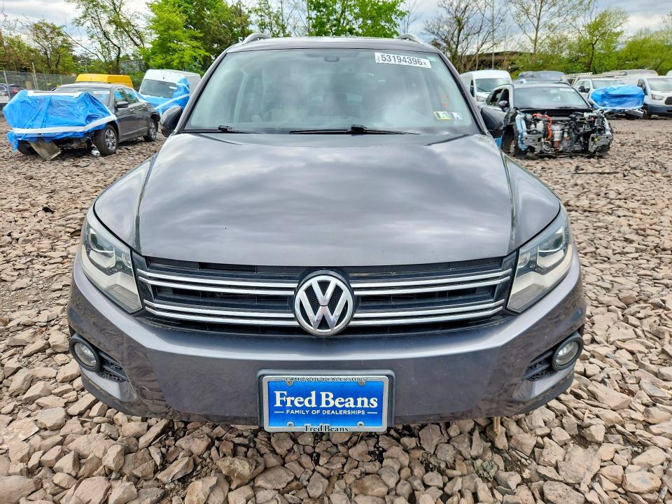 53194396 :رقم المزاد ، WVGAV7AX8GW602948 vin ، 2016 Volkswagen Tiguan مزاد بيع