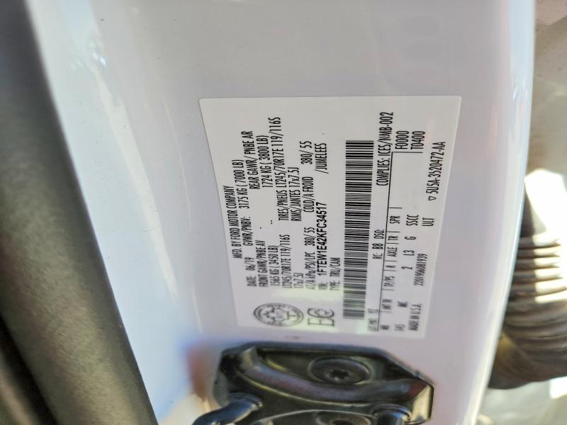 53932276 :رقم المزاد ، 1FTEW1E42KFC34517 vin ، 2019 Ford F150 مزاد بيع