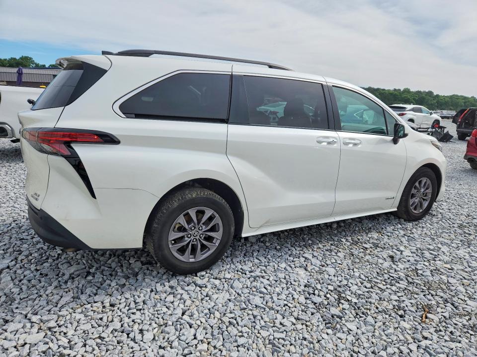 Продажа на аукционе авто 2021 Toyota Sienna, vin: 5TDYRKECXMS039575, номер лота: 52881556