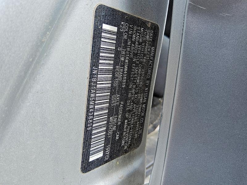 Aukcja sprzedaży 2021 Nissan Rogue Sport, vin: JN1BJ1AW5MW438839, numer aukcji: 54663576