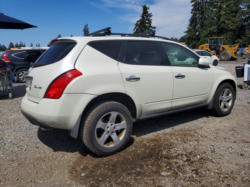 2003 Nissan Murano მანქანა იყიდება აუქციონზე, vin: JN8AZ08W53W224597, აუქციონის ნომერი: 54299056