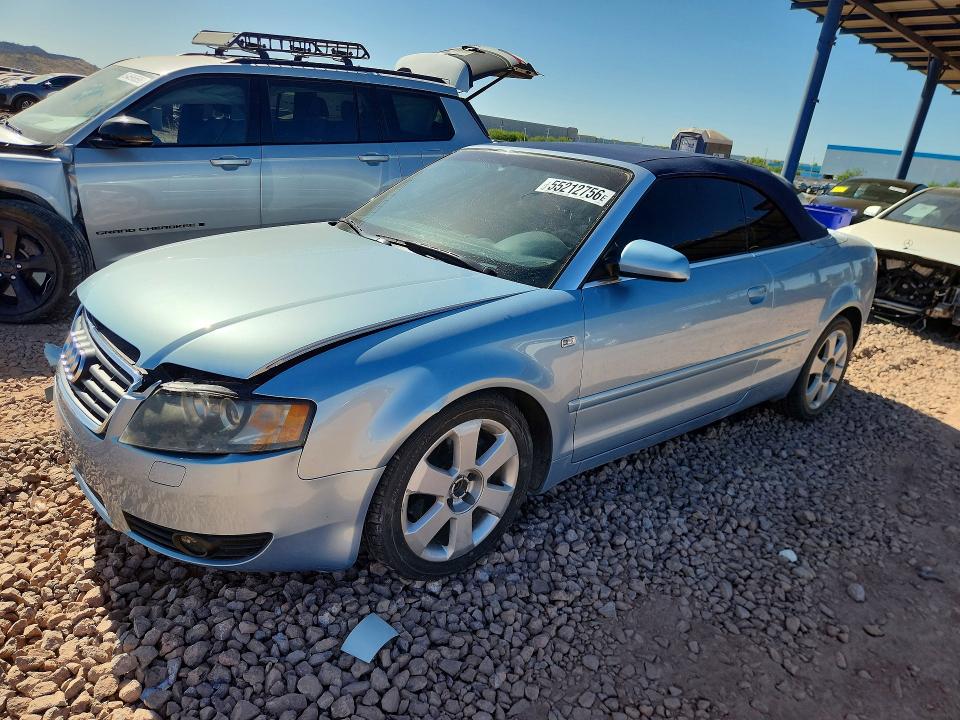 Продаж на аукціоні авто 2003 Audi A4, vin: WAUAT48H43K010324, номер лоту: 55212756