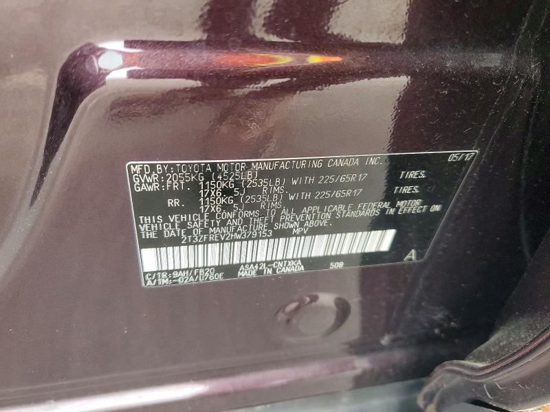 2017 Toyota Rav4 მანქანა იყიდება აუქციონზე, vin: 2T3ZFREV2HW379153, აუქციონის ნომერი: 55600756