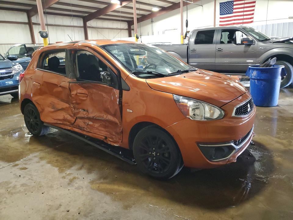 2019 Mitsubishi Mirage მანქანა იყიდება აუქციონზე, vin: ML32A5HJ5KH015939, აუქციონის ნომერი: 53978496