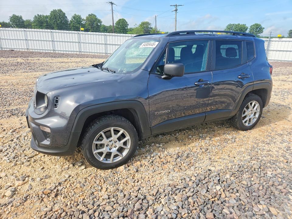 54989446 :رقم المزاد ، ZACNJDB13NPN70542 vin ، 2022 Jeep Renegade مزاد بيع