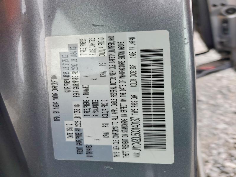 2012 Mazda 5 მანქანა იყიდება აუქციონზე, vin: JM1CW2DL5C0140187, აუქციონის ნომერი: 53669046