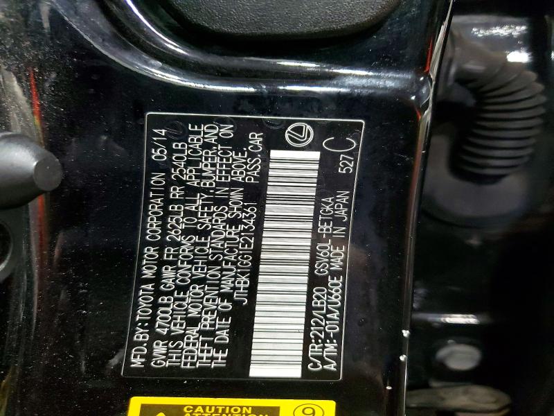 Aukcja sprzedaży 2014 Lexus Es, vin: JTHBK1GG1E2134361, numer aukcji: 55409156