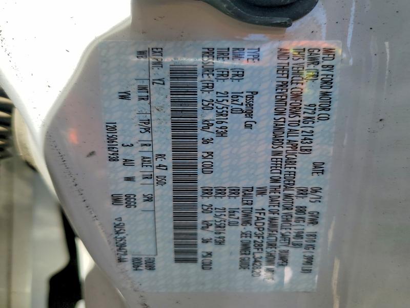 Auction sale of the 2015 Ford Focus, vin: 1FADP3F28FL342820, lot number: 53623266