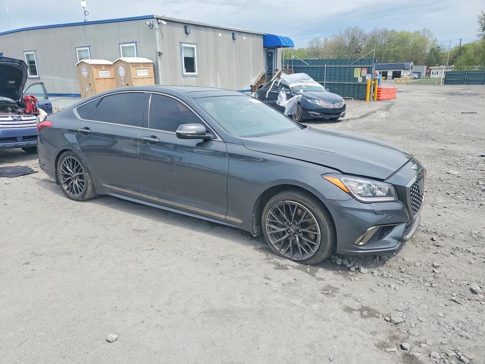 2019 Genesis G80 მანქანა იყიდება აუქციონზე, vin: KMTFN4JE9KU320640, აუქციონის ნომერი: 53429446