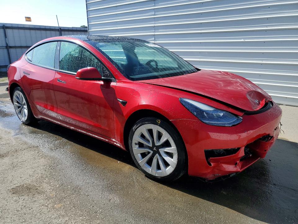 52080276 :رقم المزاد ، 5YJ3E1EA6NF304092 vin ، 2022 Tesla Model 3 مزاد بيع