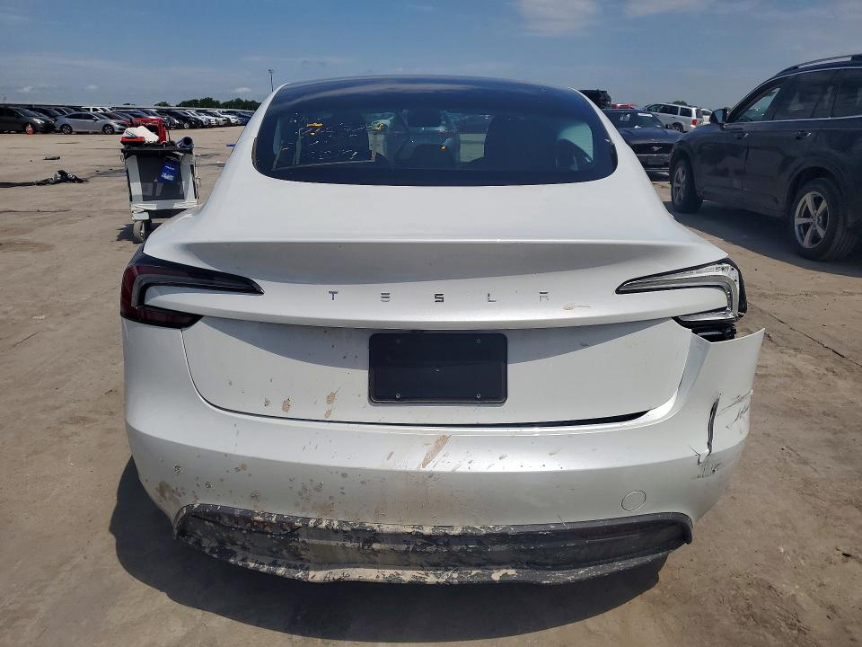 55224536 :رقم المزاد ، 5YJ3E1EA9SF964834 vin ، 2025 Tesla Model 3 مزاد بيع