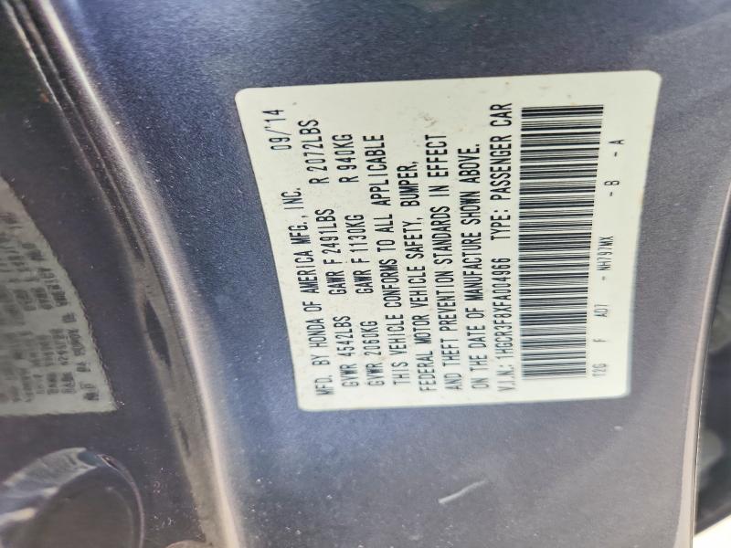 2015 Honda Accord მანქანა იყიდება აუქციონზე, vin: 1HGCR3F8XFA004966, აუქციონის ნომერი: 53829206