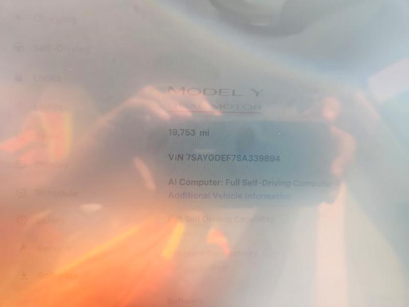 2025 Tesla Model Y მანქანა იყიდება აუქციონზე, vin: 7SAYGDEF7SA339894, აუქციონის ნომერი: 52486756