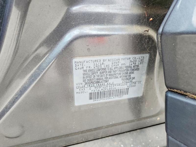 Aukcja sprzedaży 2019 Nissan Kicks, vin: 3N1CP5CU0KL477587, numer aukcji: 52451966