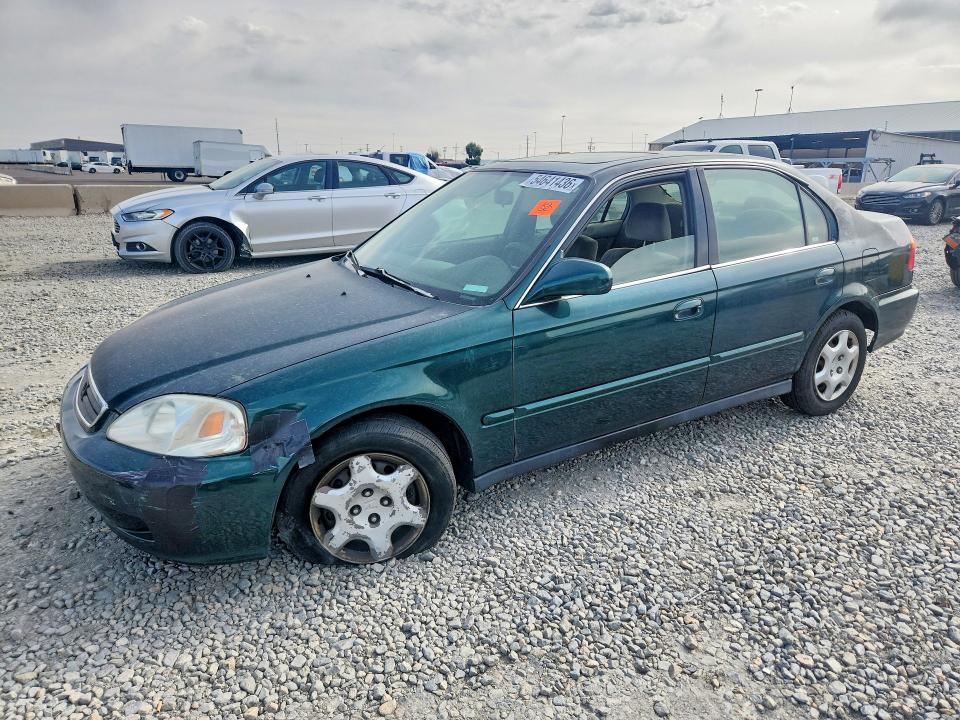 2000 Honda Civic მანქანა იყიდება აუქციონზე, vin: JHMEJ8643YS000651, აუქციონის ნომერი: 54641436