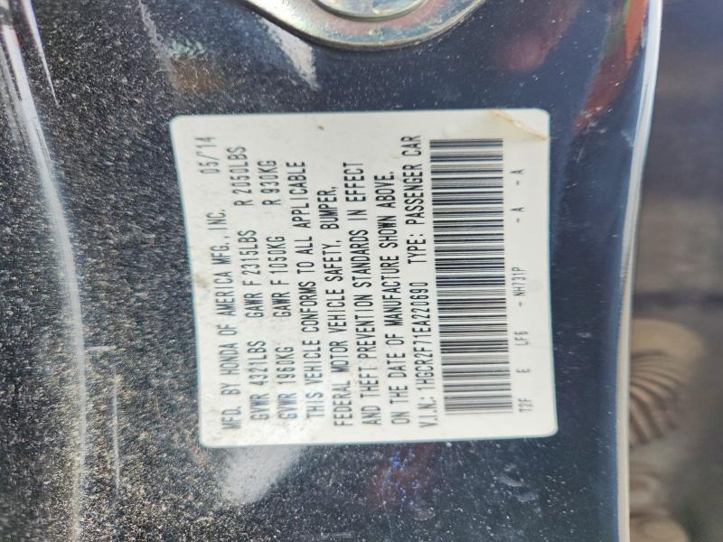 Aukcja sprzedaży 2014 Honda Accord, vin: 1HGCR2F71EA220690, numer aukcji: 53071106