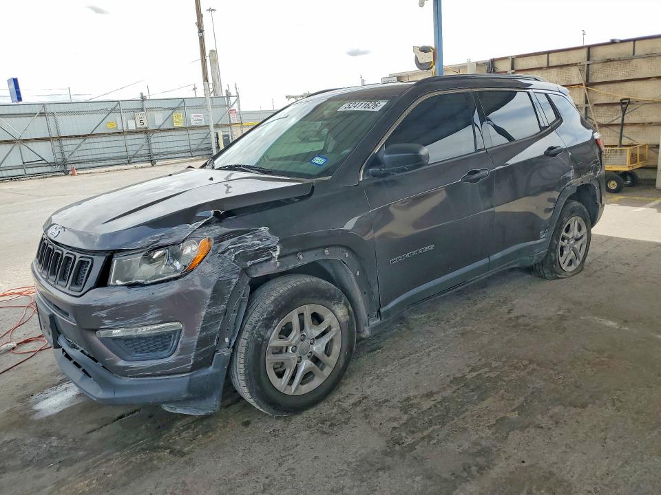 Продажа на аукционе авто 2021 Jeep Compass, vin: 3C4NJCAB1MT514372, номер лота: 52411626