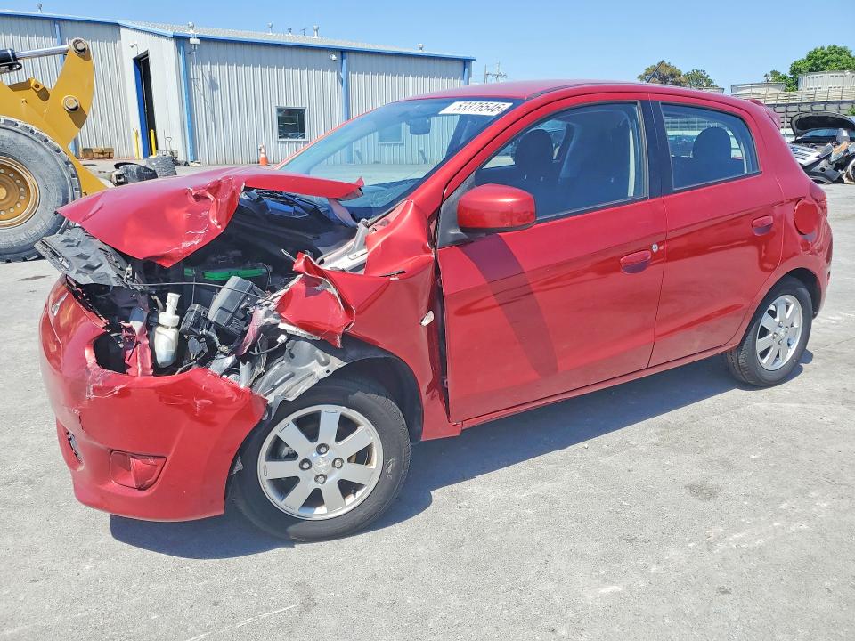 Auction sale of the 2015 Mitsubishi Mirage, vin: ML32A3HJ3FH057441, lot number: 53376546