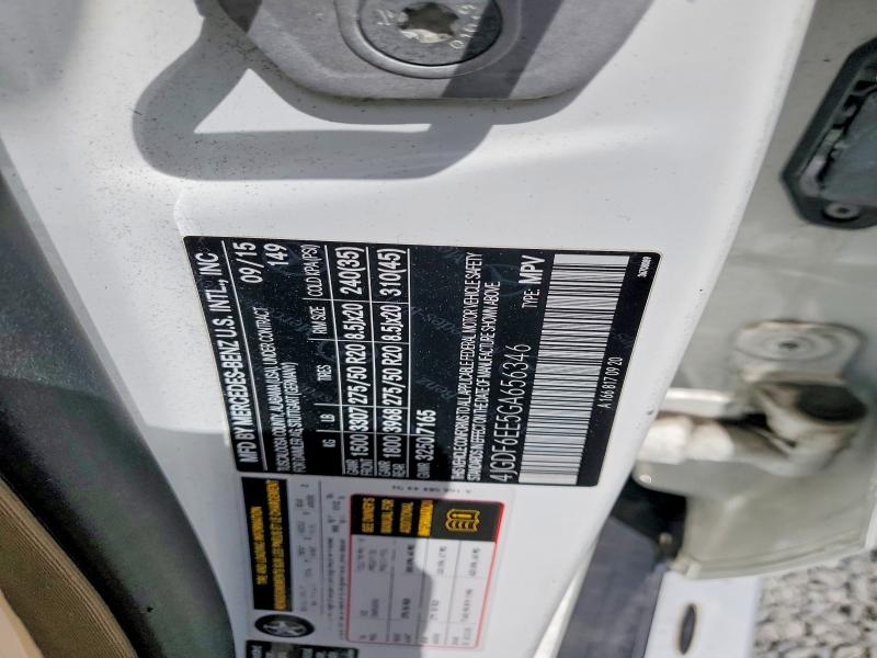 53421096 :رقم المزاد ، 4JGDF6EE5GA656346 vin ، 2016 Mercedes-benz Gl مزاد بيع